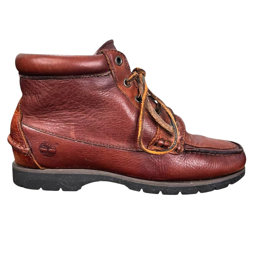 Vintage Timberland Women’s Classic Brown Gore Tex Moc Toe Chukka Boot Size US 7